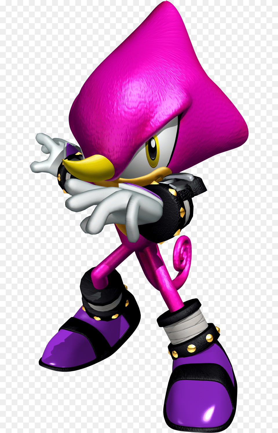 Espio The Chameleon Sonic Heroes Art Espio The Chameleon, Purple, Toy Png