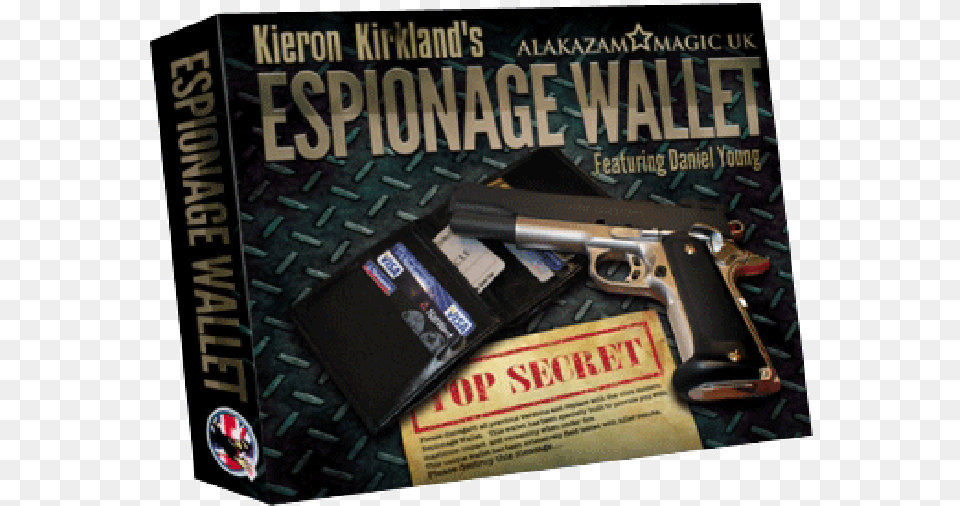 Espionage Wallet By Kieran Kirkland And Alakazam Magic, Firearm, Gun, Handgun, Weapon Png Image