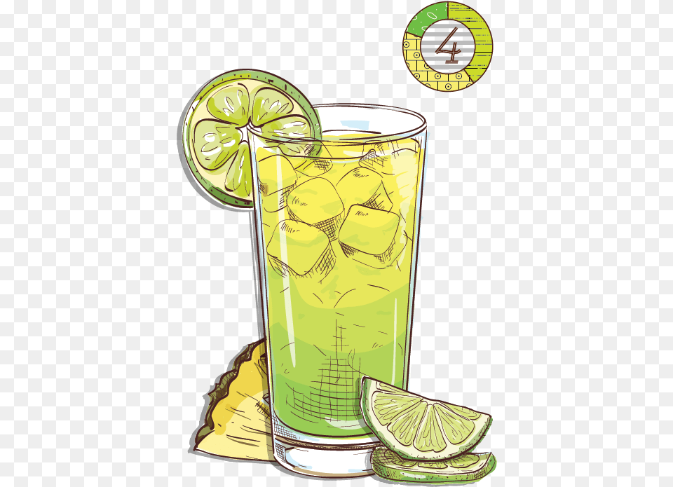 Espirito Xvi Cachaca Pineapple Lime Lemon Cocktail Lemon Juice, Produce, Plant, Lemonade, Fruit Png Image