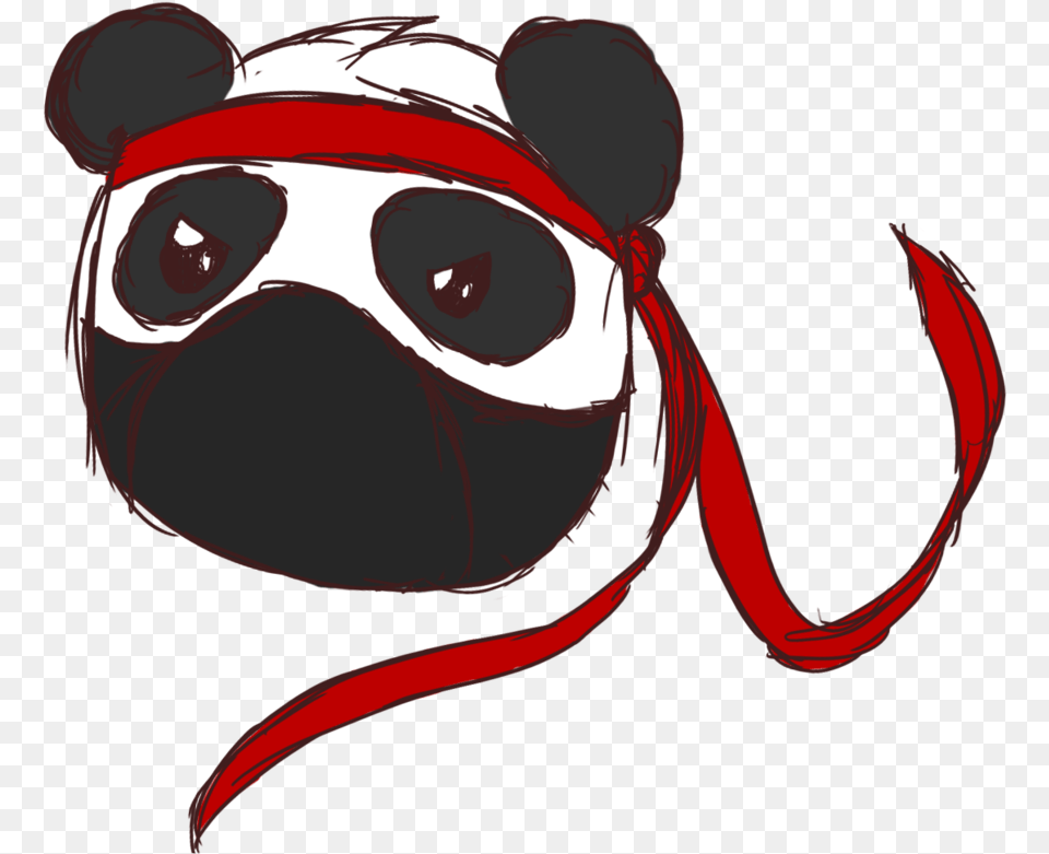Espn Fantasy Football Logo Images Ninja Panda, Accessories, Goggles, Adult, Male Free Png