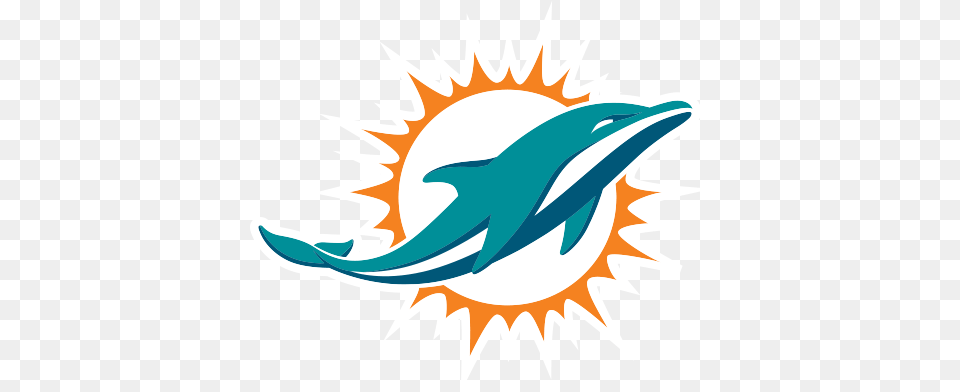 Espn Serving Sports Fans Anytime Anywhere Miami Dolphins Logo, Animal, Dolphin, Mammal, Sea Life Png Image