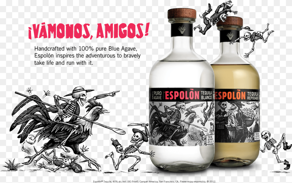 Espolon Tequila Ad, Alcohol, Beverage, Liquor, Adult Png