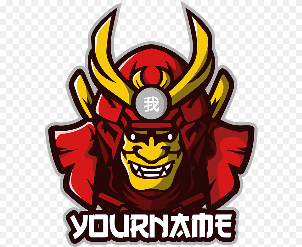 Esport Logo Samurai Illustration, Baby, Face, Head, Person Free Png Download