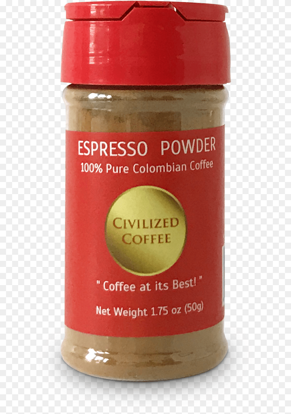 Espresso Powder 100 Columbian Coffee, Food, Peanut Butter, Can, Tin Free Png