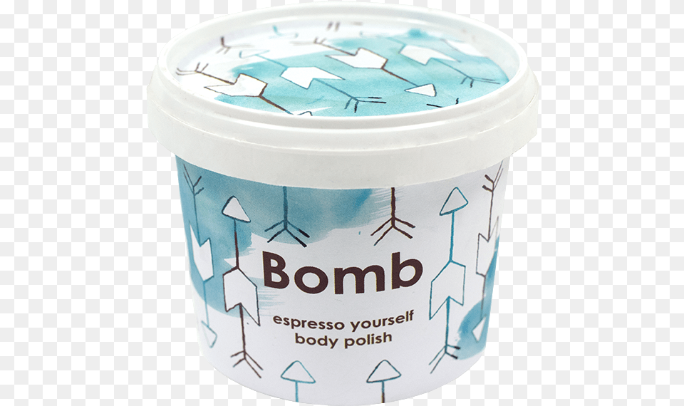 Espresso Yourself Body Scrub 365ml Case Bomb Cosmetics, Cream, Dessert, Food, Ice Cream Free Png