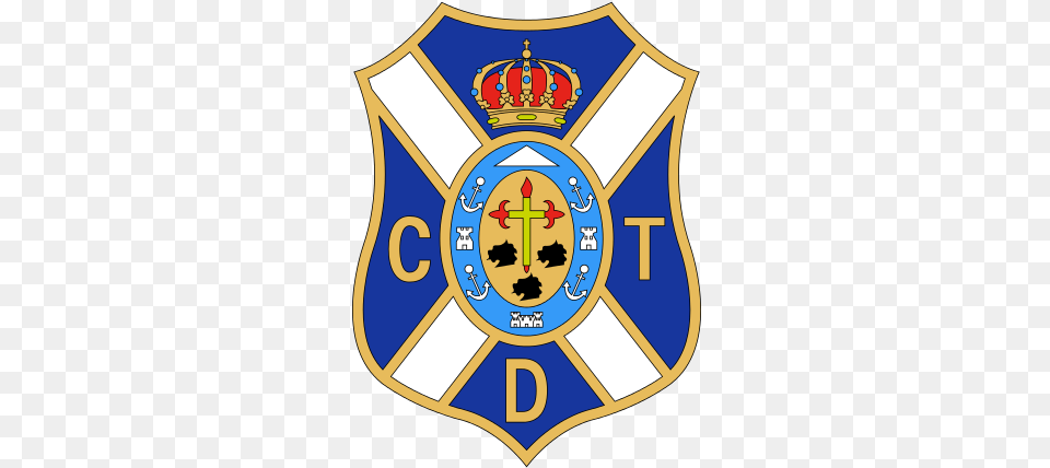 Esptenerifesanta Cruz De Tenerife Football Team Logos Tenerife Fc Logo, Armor, Badge, Symbol, Shield Free Png