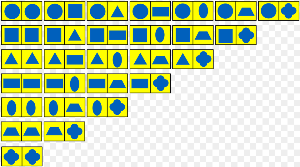 Esquema Domin Figuras Geomtricas Dominos De Figuras Geometricas, Scoreboard Free Png Download