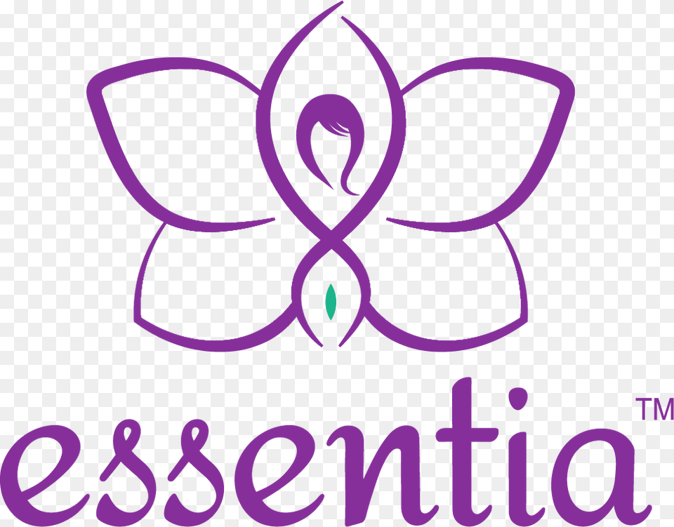 Essentia Shield Logo Graphic Design, Purple, Flower, Plant Png Image