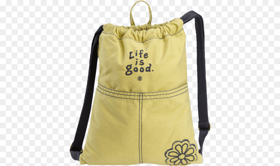 Essential Cinch Sack Life Is Good, Accessories, Bag, Handbag, Backpack Png Image