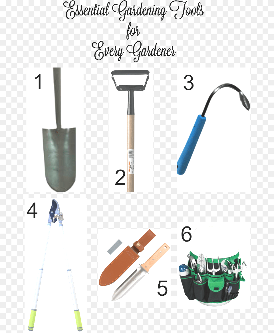 Essential Gardening Tools For Every Gardener New House Tool, Blade, Razor, Weapon, Device Free Png