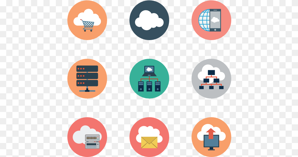 Essential Set Cloud Computing Vector Icon, Outdoors, Nature Free Png