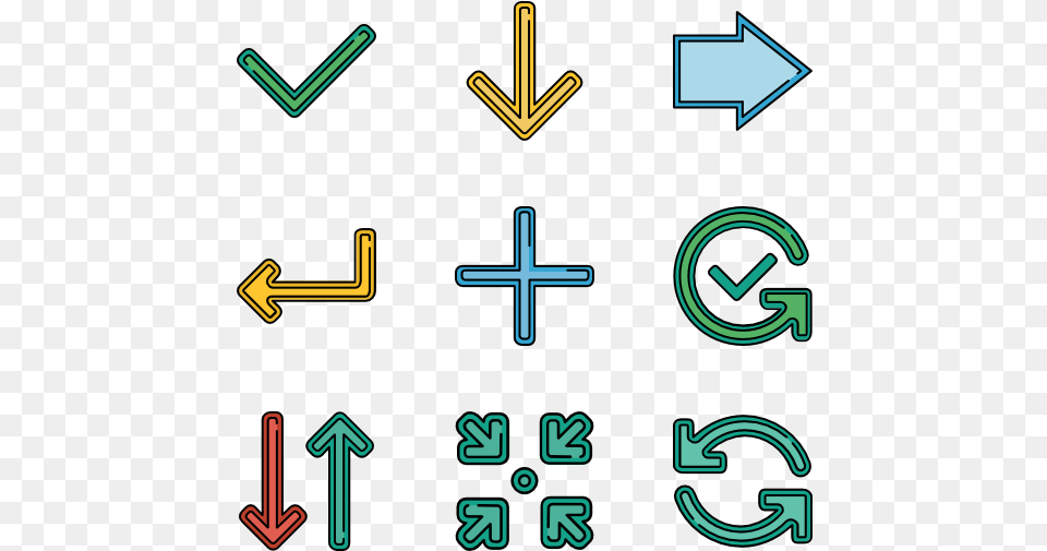 Essential Set Cross, Symbol, Text Free Png