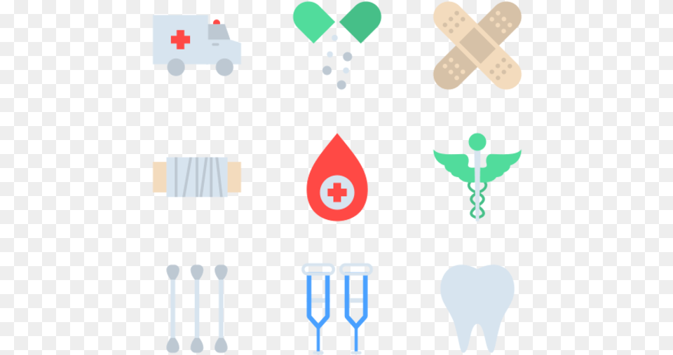 Essential Set Cross, Cutlery, First Aid, Spoon Free Transparent Png