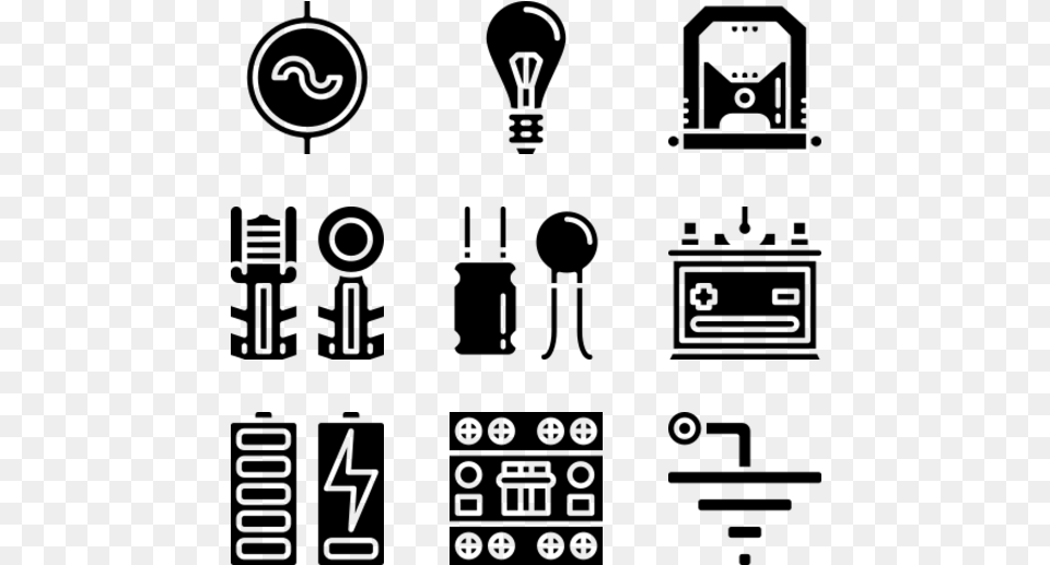 Essential Set Icon Library, Gray Free Png Download