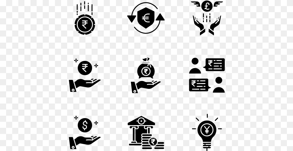 Essential Set Informal Economy Icon, Gray Free Png Download