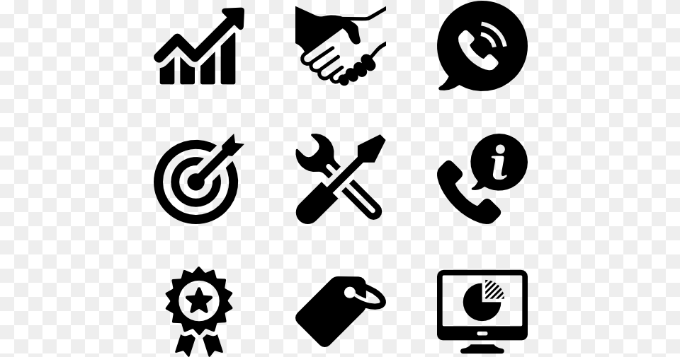 Essential Set Information Technology Icon Vector, Gray Png Image