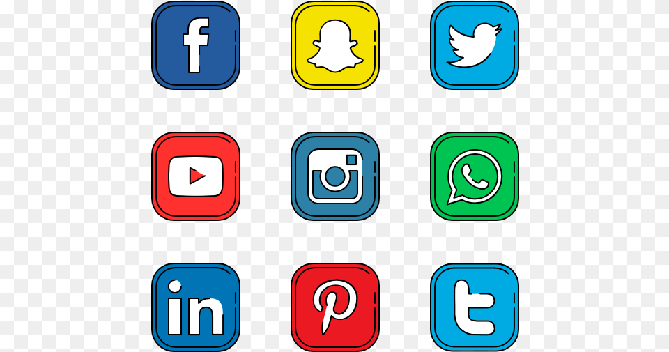 Essential Set Logo Social Media, Text, Number, Symbol Png Image
