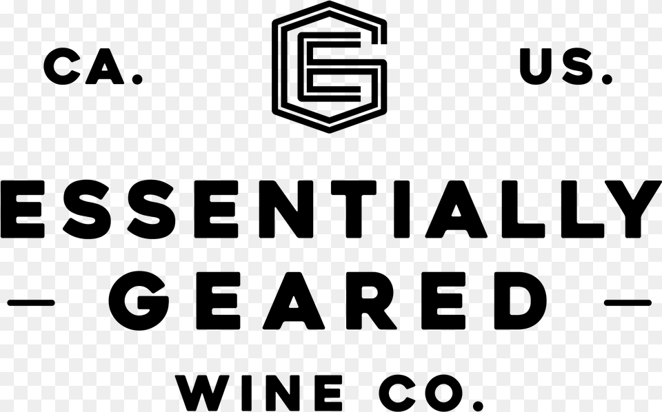 Essentially Geared Wine Co Graphics, Gray Free Png