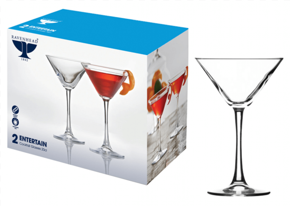 Essentials Cocktail Martini Glasses X 2 42cl Entertain Set Of 2 Cocktail Glasses Barware Dishwasher, Alcohol, Beverage, Glass Png
