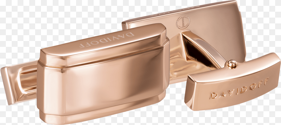 Essentials Cufflinks Rectangle Rose Gold Davidoff Solid Free Png