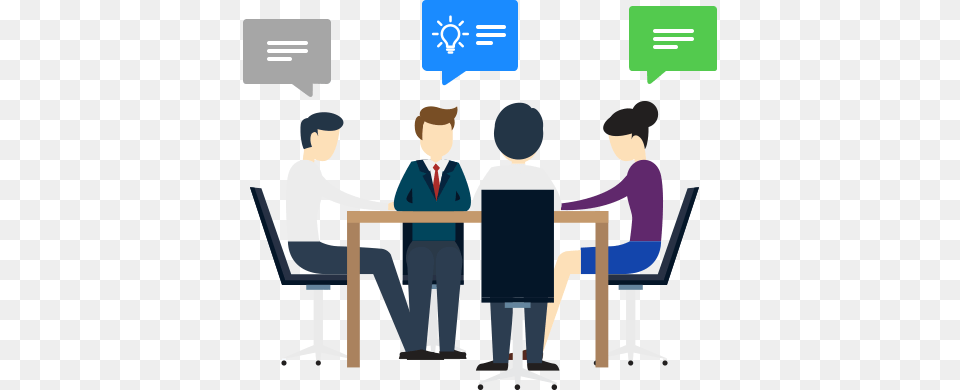 Essentials For Effective Team Meetings, Interview, Conversation, Person, Table Png Image