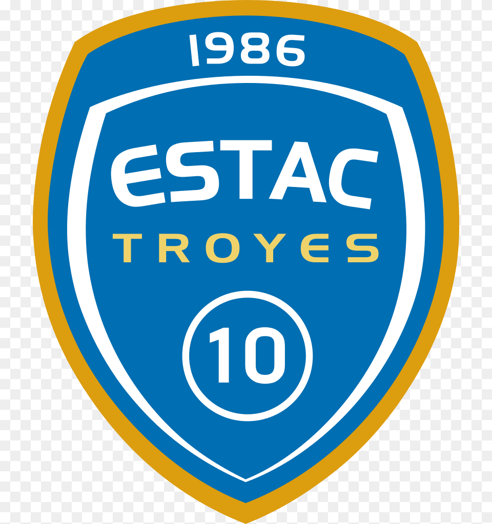 Estac Troyes Logo, Badge, Symbol, Disk Free Png Download