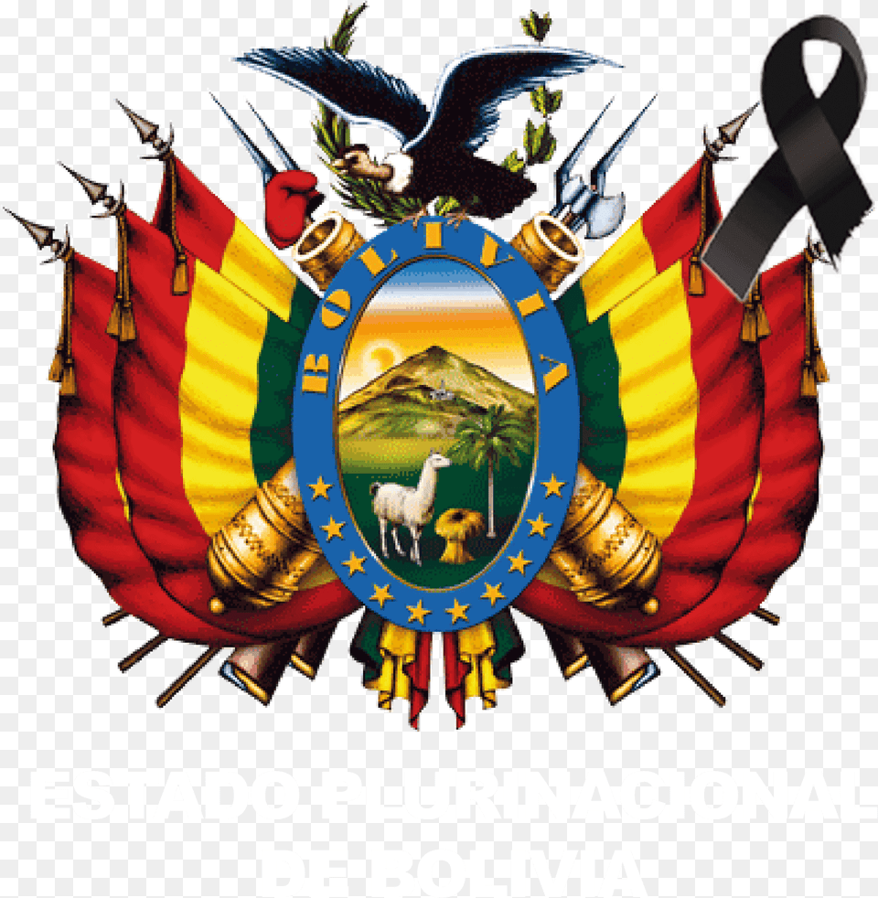 Estado Plurinacional Da Bolvia, Emblem, Symbol, Animal, Bird Png Image