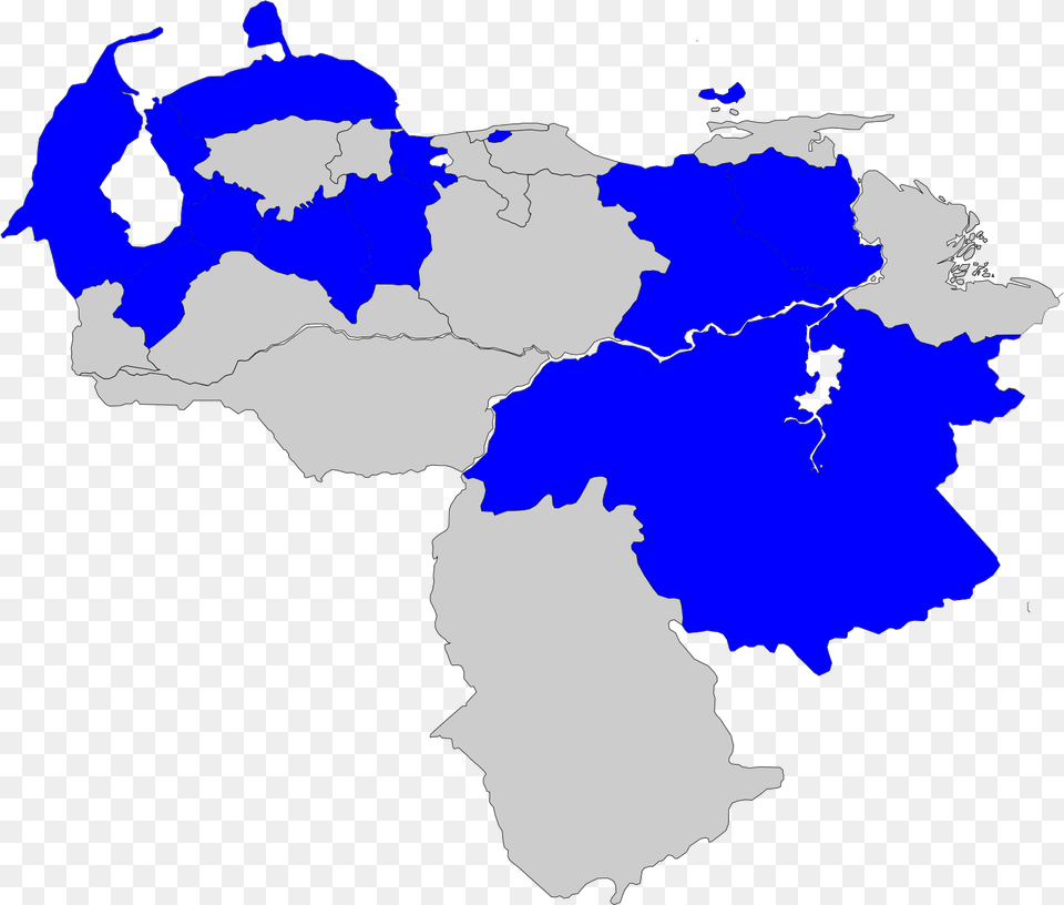 Estados De Venezuela En Primarias De La Mud 2015 Elecciones Presidenciales Venezuela 2006, Chart, Map, Plot, Atlas Png Image