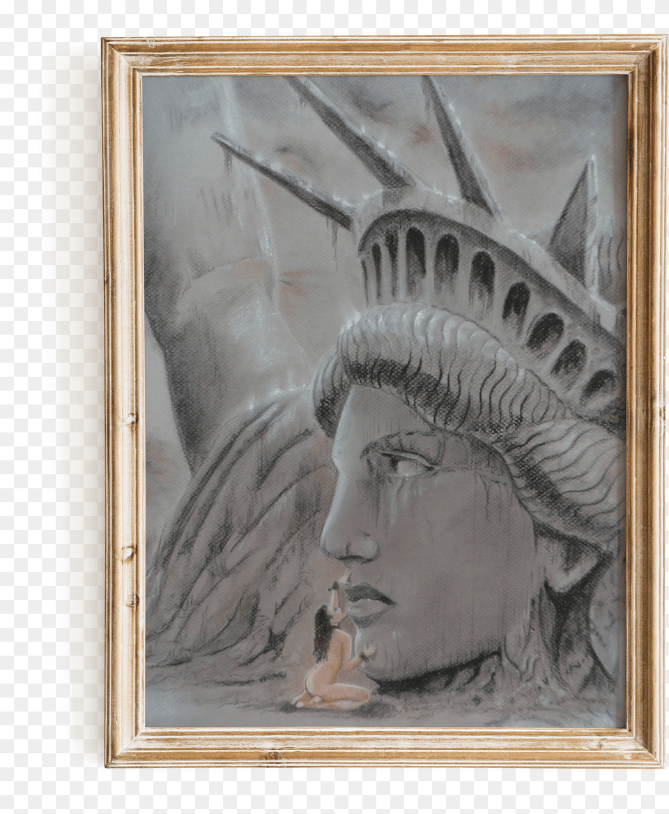 Estatua De La Libertad, Art, Painting, Adult, Female Png