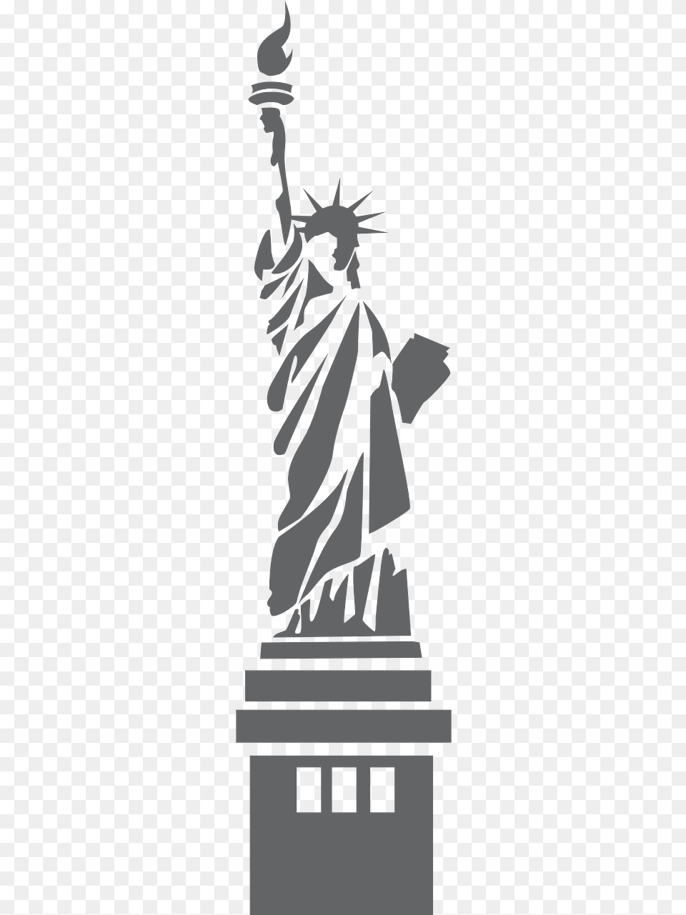 Estatua Libertad Dama Nuevo York Monumento Statue Of Liberty Sticker, Book, Comics, Stencil, Publication Free Png