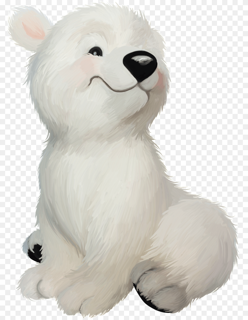Este Oso Blanco Transparente Cartoon Polar Bear, Animal, Canine, Dog, Mammal Free Png Download