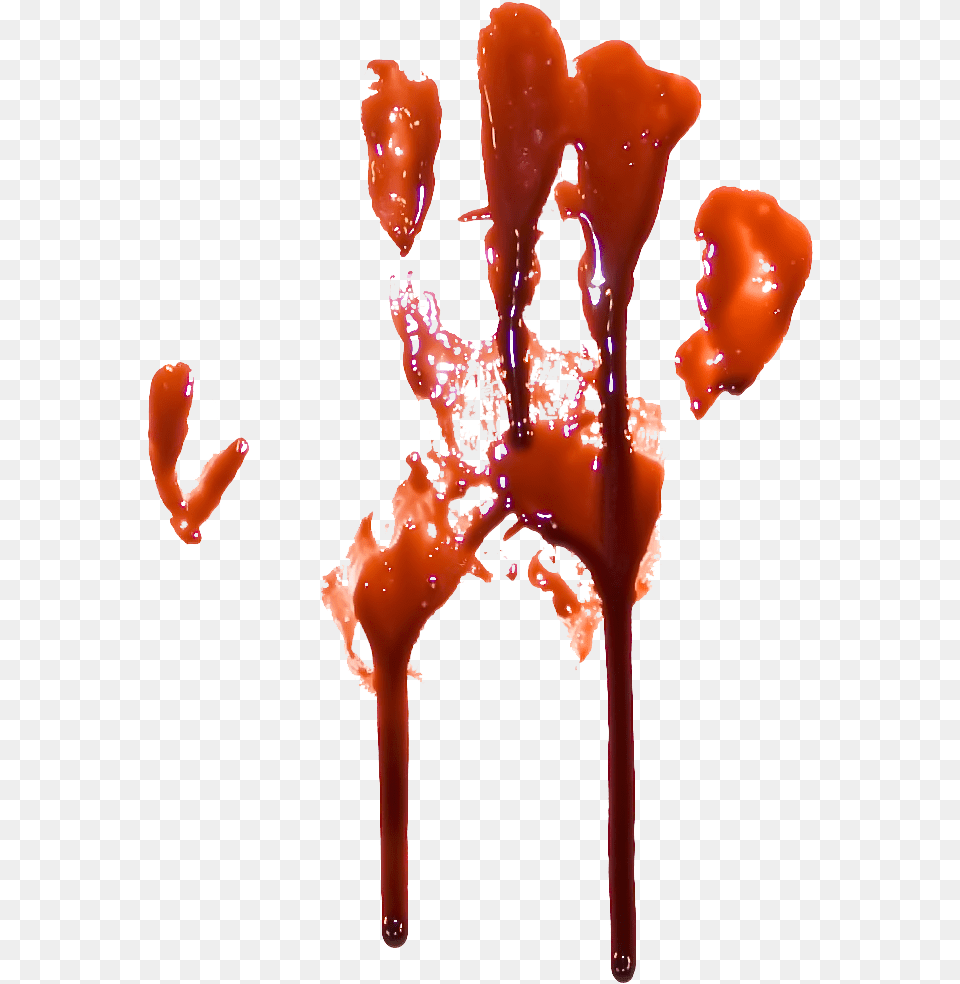 Este Pack Contiene 22 Renders De Sangre En Formato Blood Hand Print Transparent Background, Food, Ketchup, Adult, Female Png
