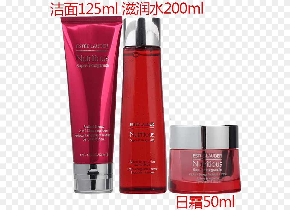 Estee Lauder Red Pomegranate Women S Skincare Cosmetic Cosmetics, Bottle, Lotion, Perfume Free Png