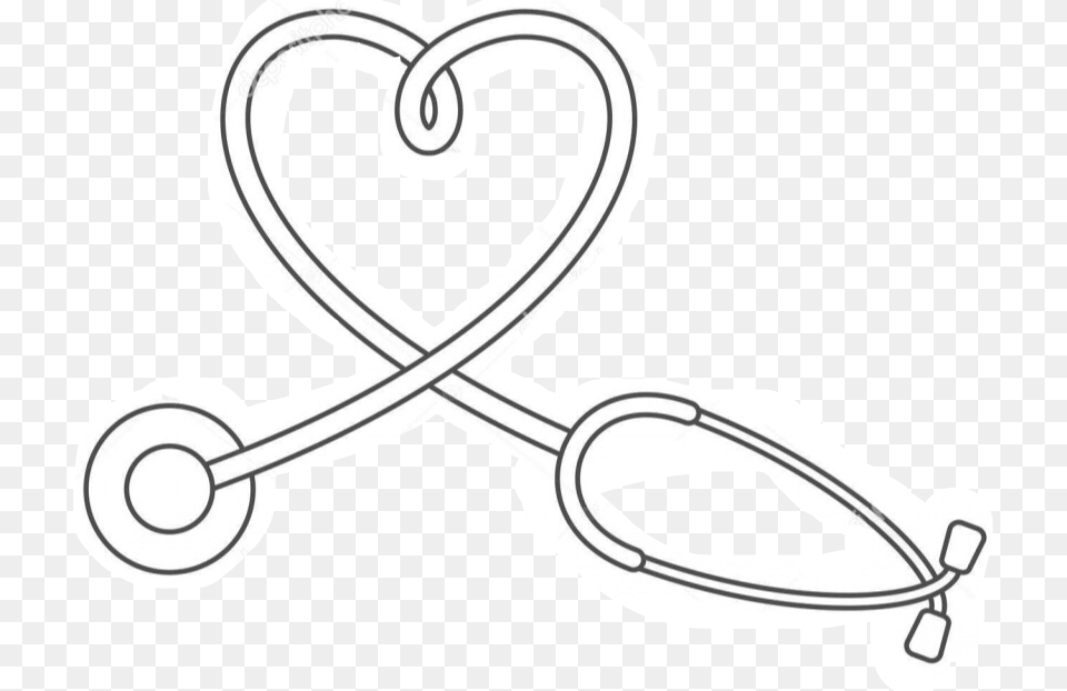 Estetoscopio Freetoedit Heart, Knot, Smoke Pipe Free Transparent Png