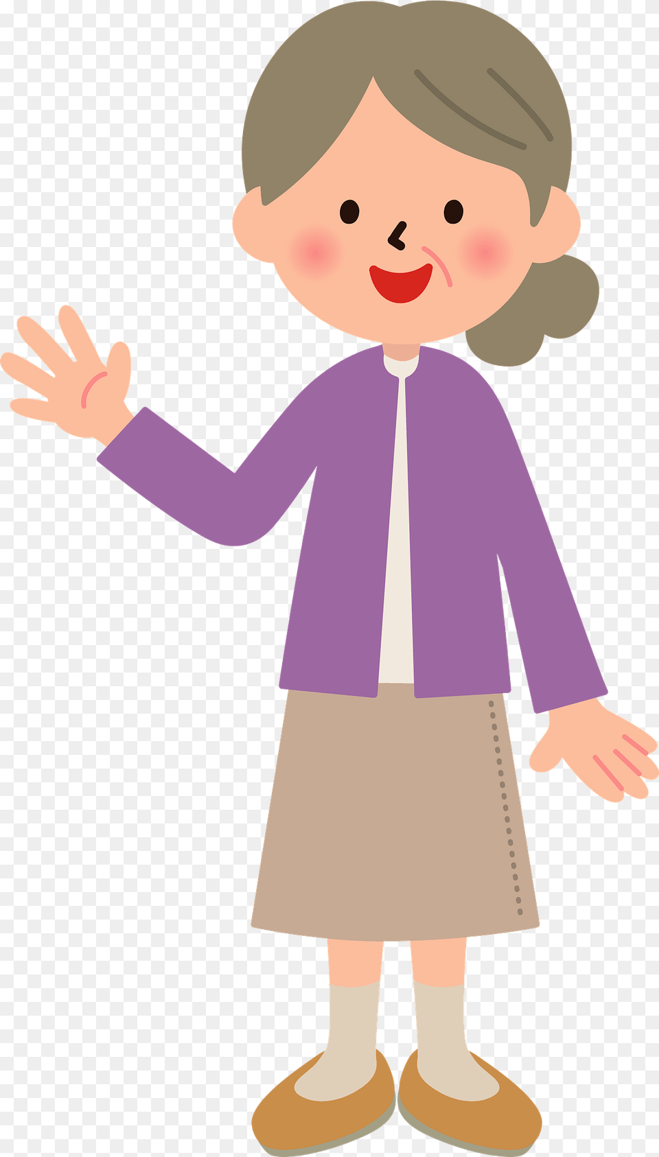 Esther Grandmother Senior Woman Clipart, Person, Clothing, Long Sleeve, Sleeve Free Png