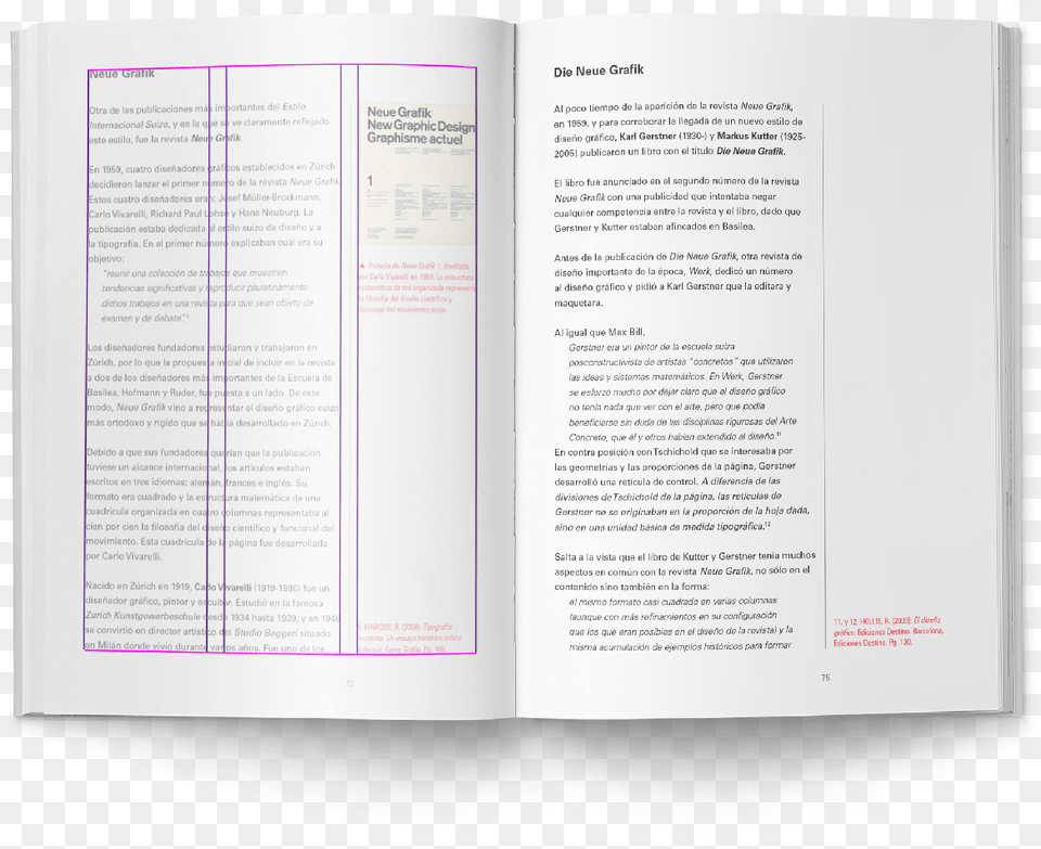 Estilo Internacional Suizo Grid1 Document, Book, Page, Publication, Text Png Image