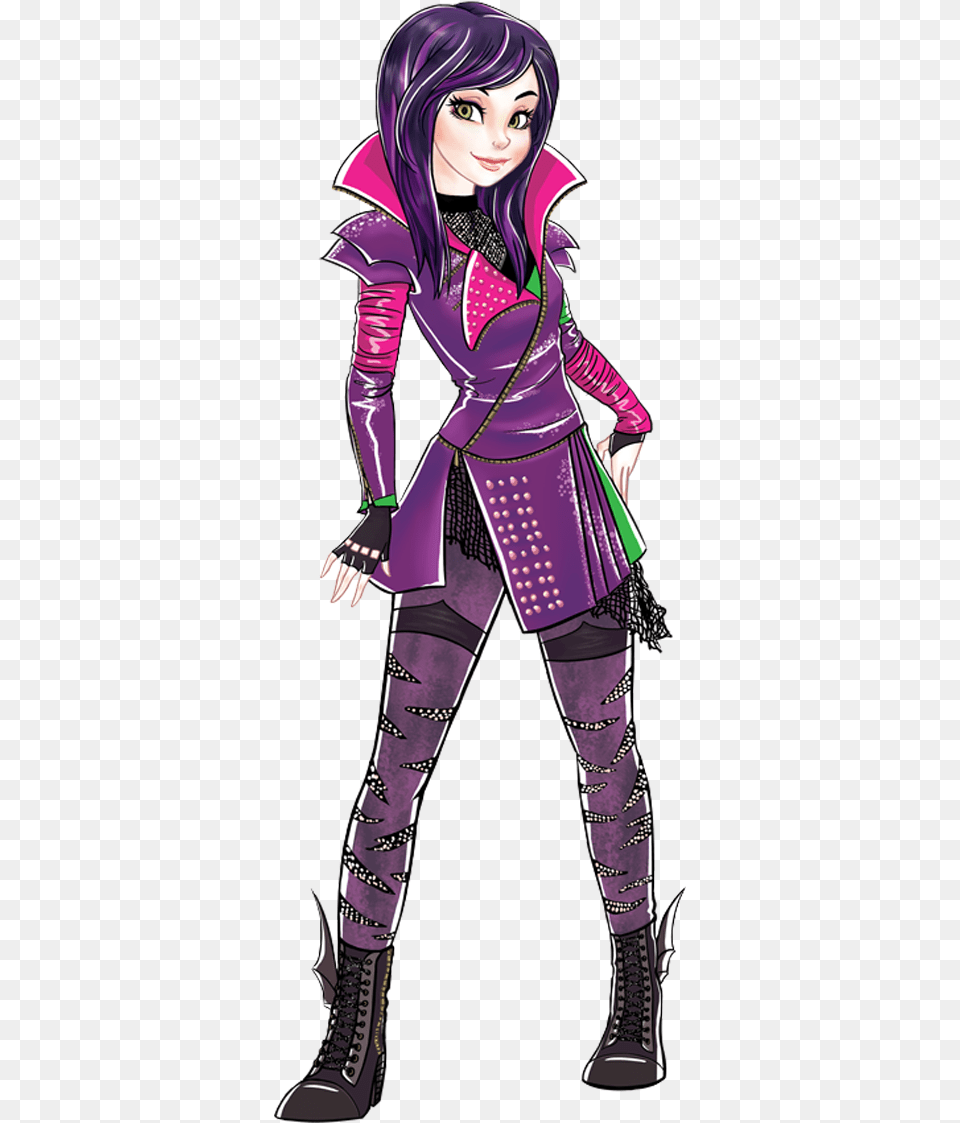 Esto Es Para Mi Hermana Que Esta Cumpliendo Ya Disney Descendants Mal Cartoon, Book, Clothing, Comics, Costume Free Png