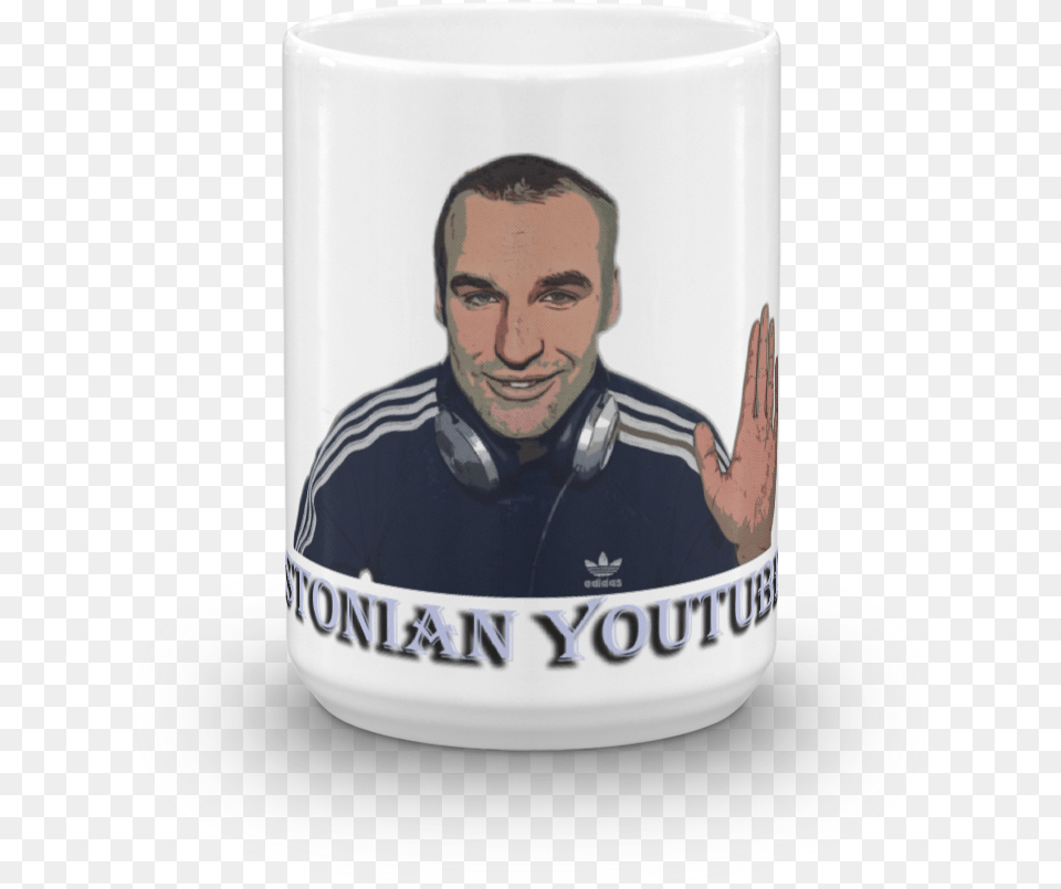 Estonian Youtuber Mug Coffee Cup, Adult, Man, Male, Person Png Image