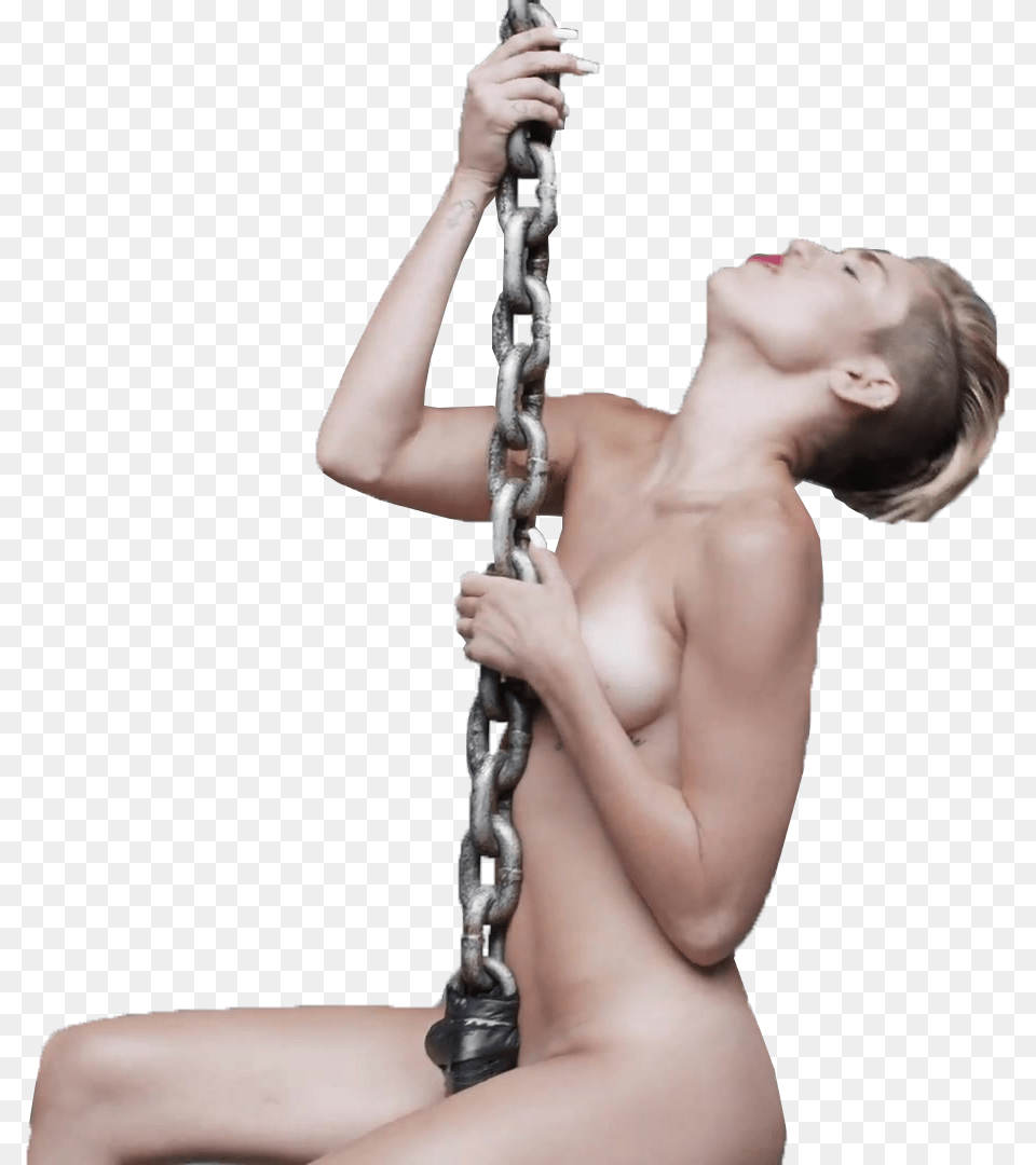 Estos Son De Miley Cyrus En Wreckingball Nude Photography, Adult, Female, Person, Woman Free Png Download