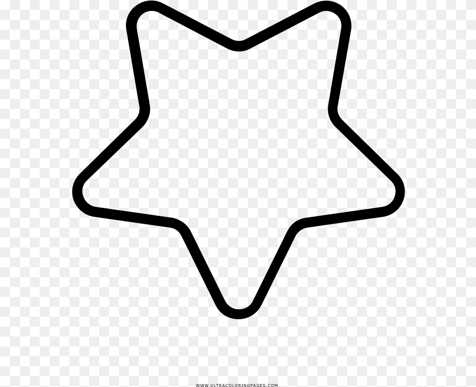 Estrela Do Mar Coloring, Gray Free Png Download