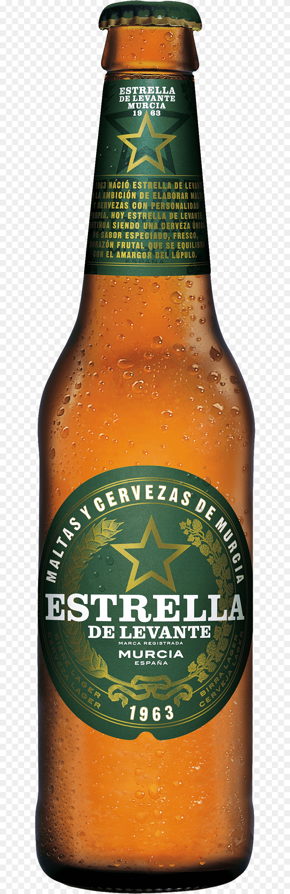 Estrella De Levante Estrella Levante, Alcohol, Beer, Beer Bottle, Beverage Free Png
