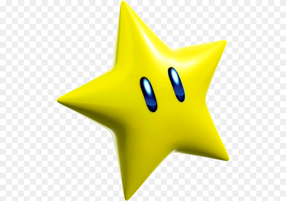 Estrella De Mario Bros 2 Transparent Background Super Star Mario, Star Symbol, Symbol, Animal, Fish Png Image