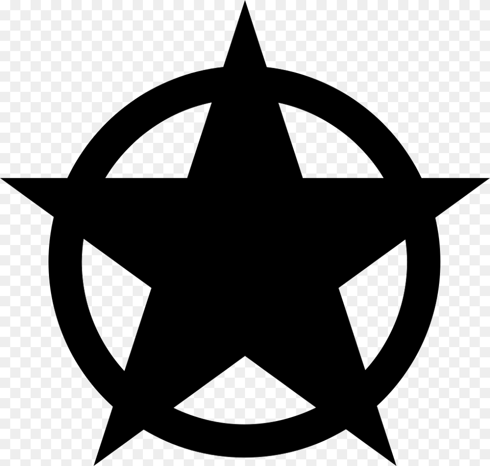Estrella Dentro De Circulo, Star Symbol, Symbol, Animal, Fish Free Transparent Png