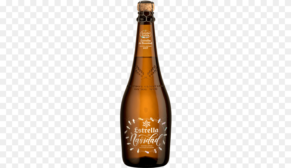 Estrella Galicia, Alcohol, Beer, Beer Bottle, Beverage Free Png Download