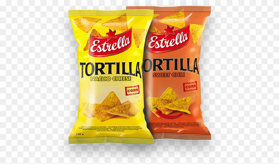 Estrella Tortilla Chips Your Mexican Love Potato Chip Estrella Tortilla Chips, Food, Snack, Ketchup Free Png Download