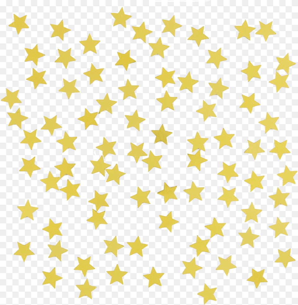 Estrellas Doradas Simple Black And White Border Design, Symbol, Confetti, Paper Free Transparent Png