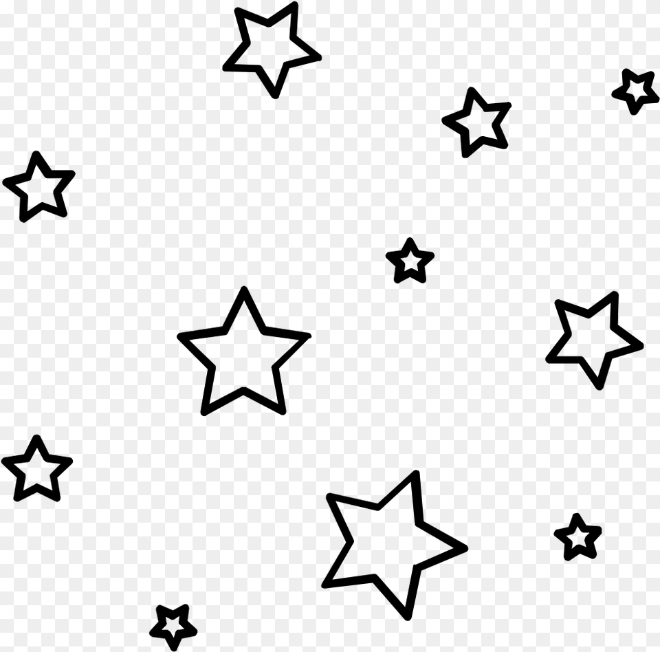 Estrellas Star Aesthetic Tumblr Aesthetictumblr Transparent Background Aesthetic Stars, Gray Free Png