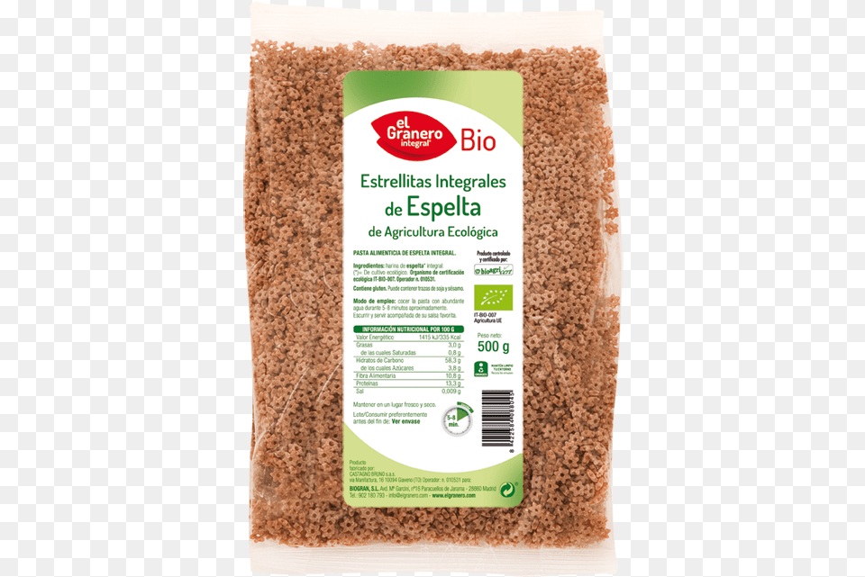 Estrellitas De Eespelta Integral Bio El Granero Integral Bio Spelt Estrellitas, Food, Produce, Flax, Flower Png Image