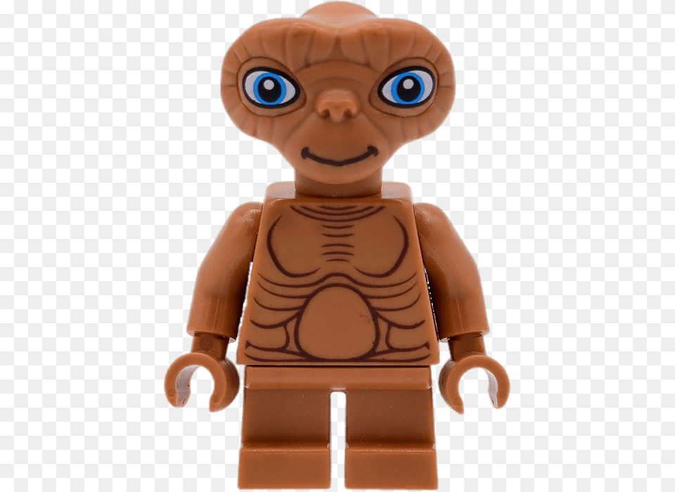 Et The Extra Terrestrial Lego Figurine, Toy, Alien, Face, Head Free Png Download