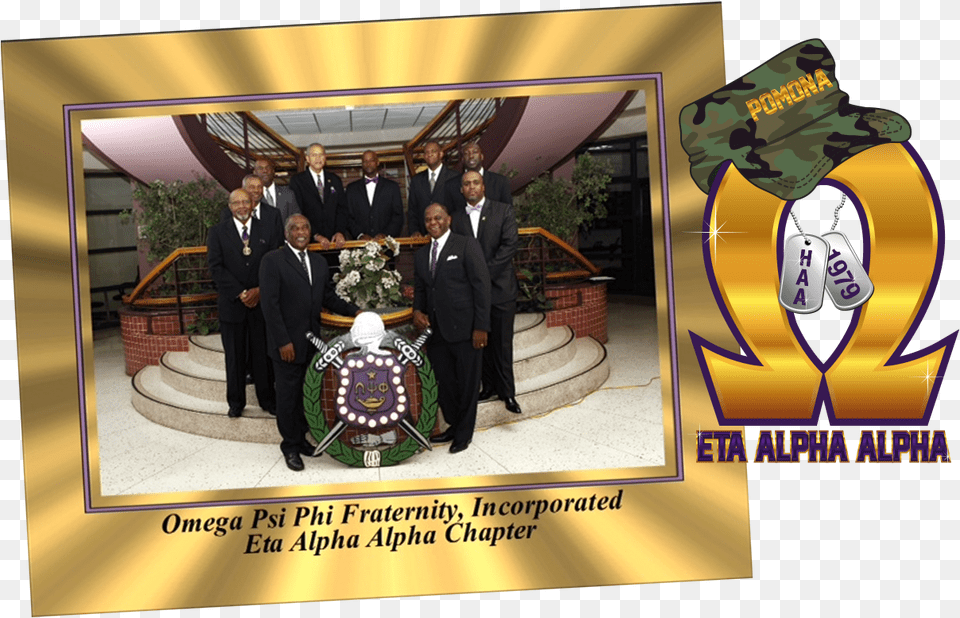 Eta Alpha Alpha Chapter Of Omega Psi Phi Fraternity, Person, People, Formal Wear, Clothing Free Png Download
